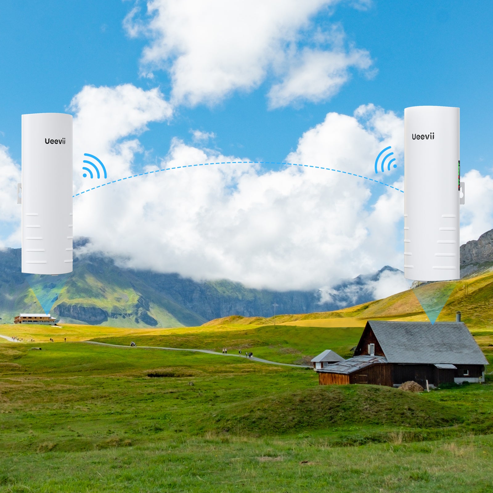 How to Get Fast Internet to a Remote Cabin 300 Feet Away