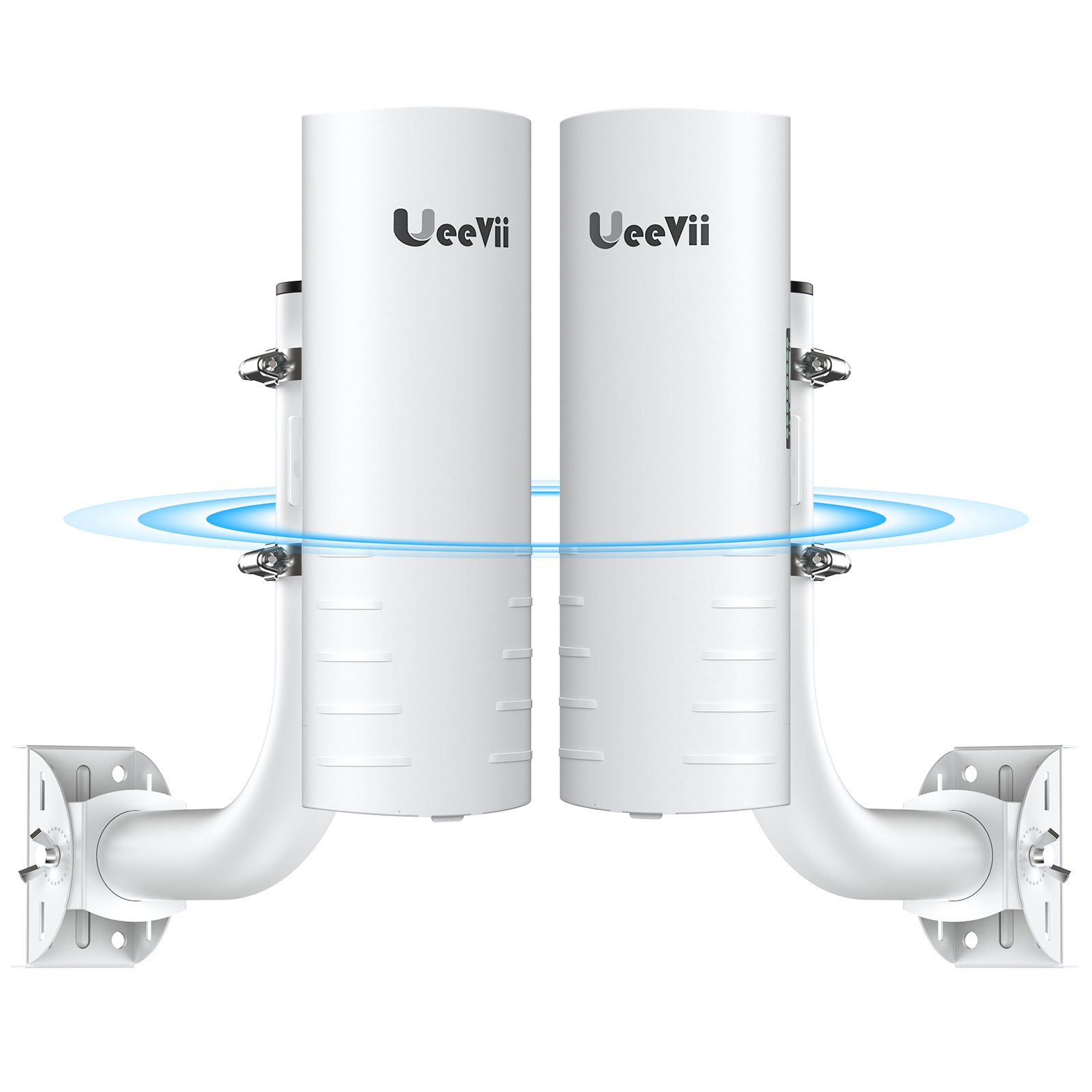 UeeVii CPE452 Point to Point Long Range Outdoor Wireless Bridge With Bracket Mount,2-Pack