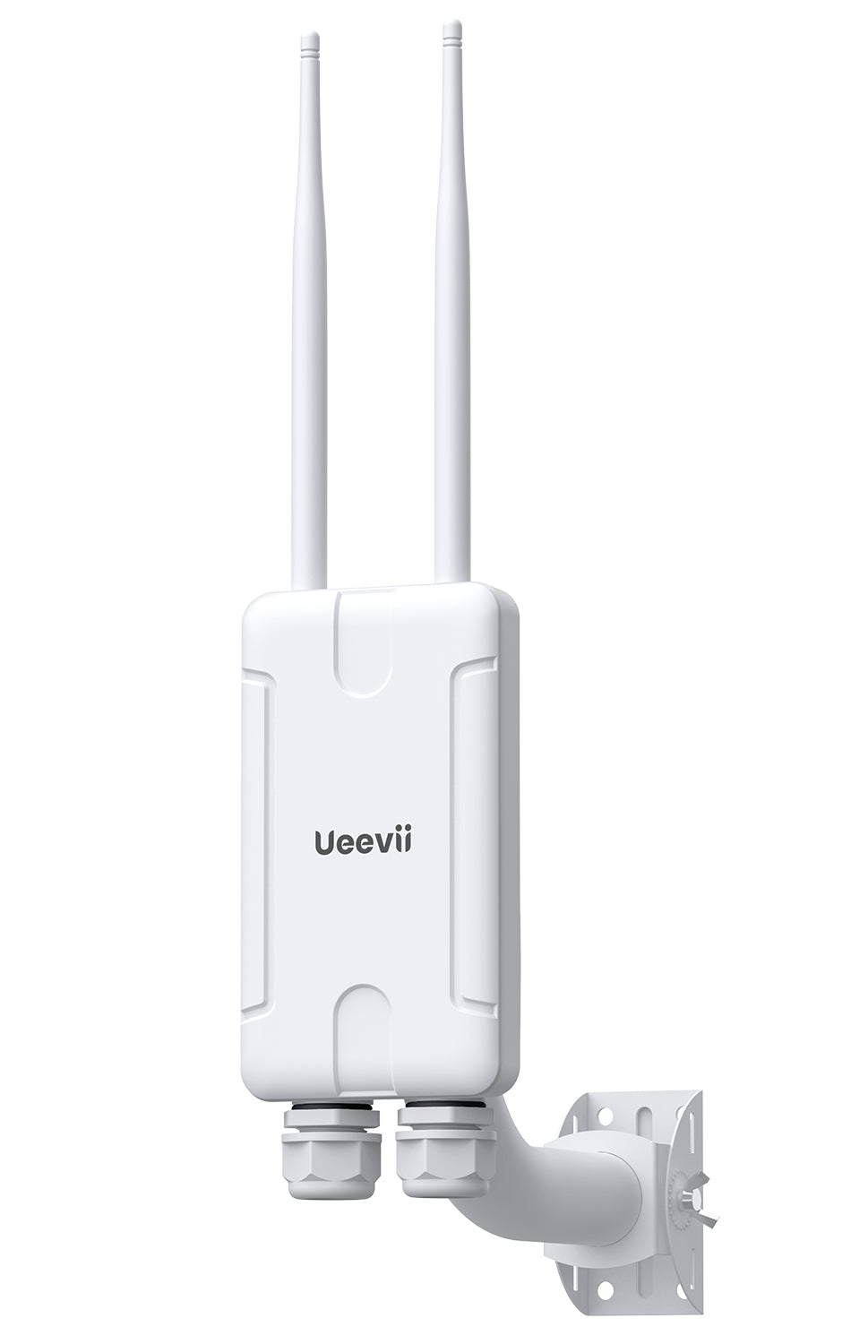 UeeVii WiFi 6 Outdoor WiFi Extender with Brackets & SFP Module,AX3000 2.4G 5.8G Wireless Access Point with RJ45 Gigabit Port & SFP Port 48V POE Powered, Router AP Mesh,WPA3,IP67 Waterproof