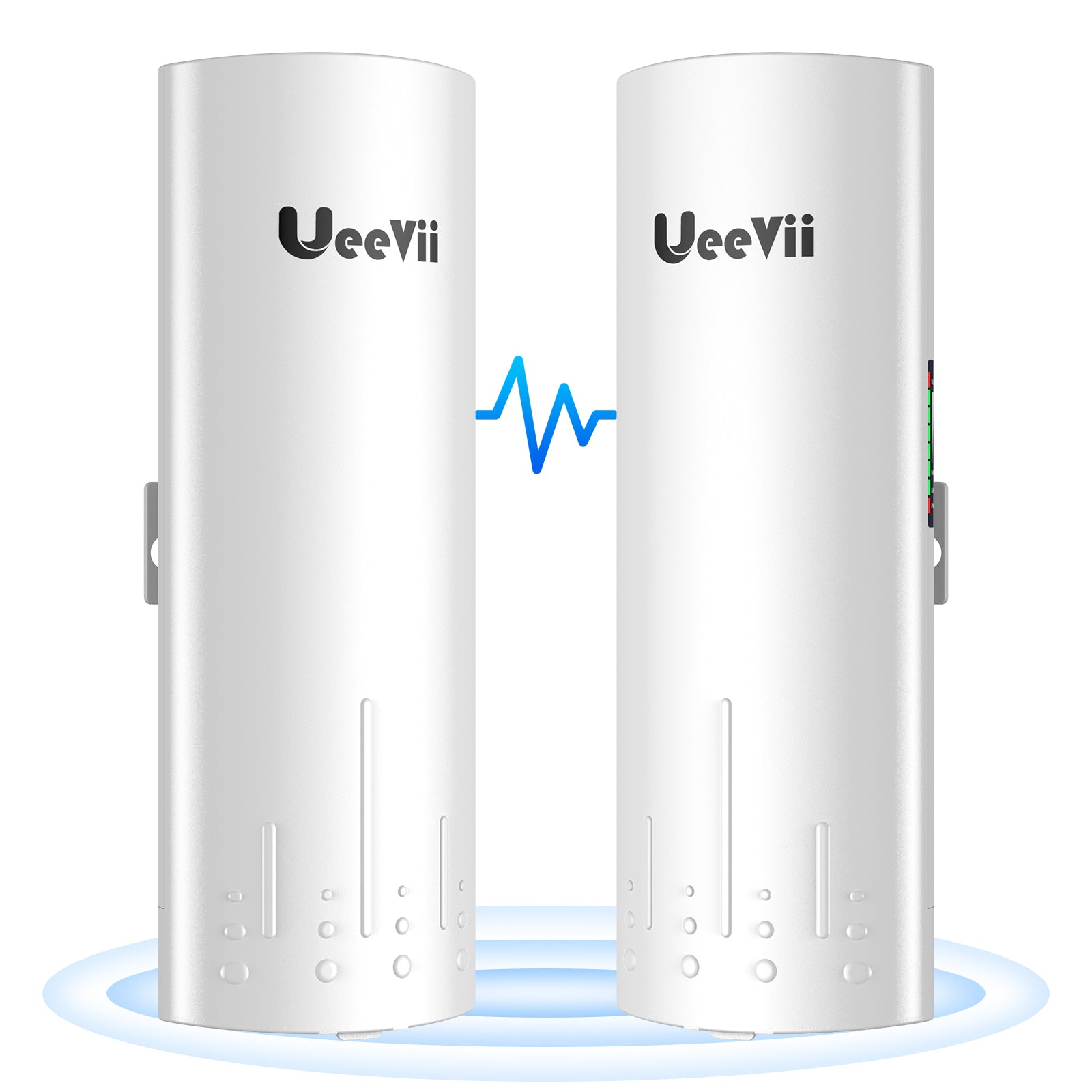 UeeVii CPE450 100Mbps 3KM Point-to-Point Wireless Bridge,2 Pack