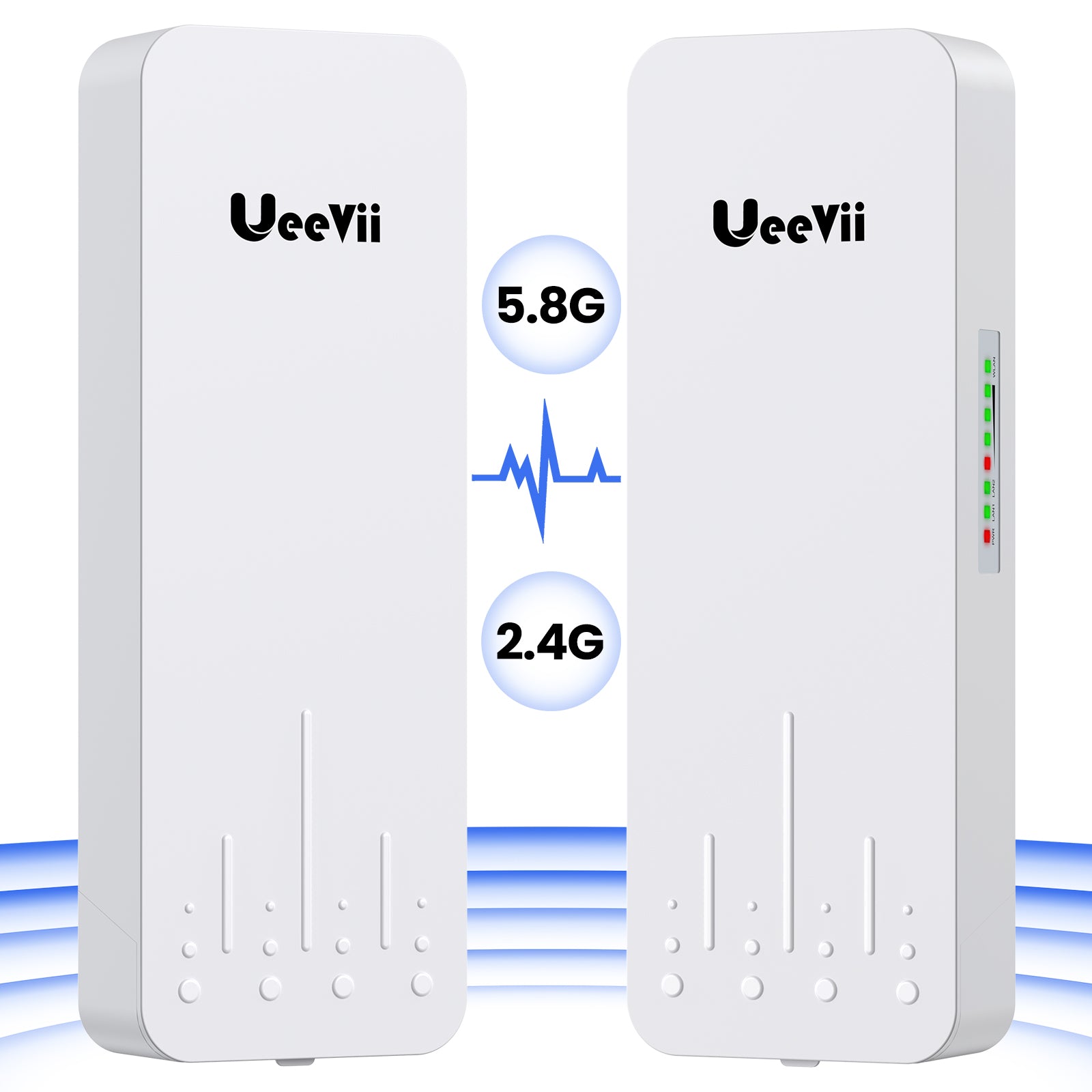 UeeVii CPE852 Dual Band 2.4G 300Mbps | 5.8G 900Mbps Wireless Bridge, 2Pcs